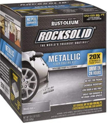 Rust-Oleum - 70 oz Gloss Silver Floor Coating - Low Odor - Eagle Tool & Supply