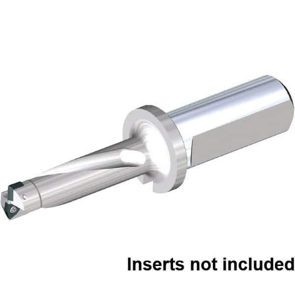 Kennametal - 88.2mm Max Drill Depth, 3xD, 29.4mm Diam, Indexable Insert Drill - 2 Inserts, 32mm Shank Diam, Straight Shank - Eagle Tool & Supply