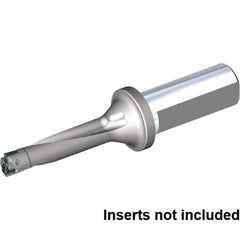 Kennametal - 64mm Max Drill Depth, 4xD, 16mm Diam, Indexable Insert Drill - 2 Inserts, 20mm Shank Diam, Straight Shank - Eagle Tool & Supply