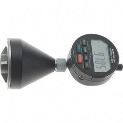 SPI - 1 to 2", 90 to 127° Included Angle, Digital Chamfer Gage - Hardened Tool Steel (Plunger), 3 Blade Plunger, 0.0002" Accuracy, 0.0001" Graduation - Eagle Tool & Supply