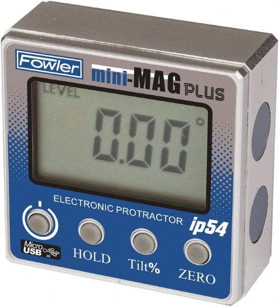 Fowler - Digital & Dial Protractors Style: Protractor Measuring Range (Degrees): 360.00 - Eagle Tool & Supply