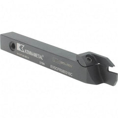 Kennametal - External Thread, 16mm Max Cut of Depth, 3mm Min Groove Width, 5" OAL, Right Hand Indexable Grooving Cutoff Toolholder - 1/2" Shank Height x 1/2" Shank Width, EG0300M03P02 Insert Style, EVSC Toolholder Style, Series Beyond Evolution - Eagle Tool & Supply
