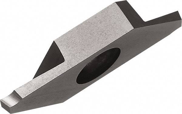 Kyocera - TKF S PR1225 Grade, 0.0787" Cutting Width, Carbide Cutoff Insert - 16° Right Hand Lead Angle, 0.002" Cnr Rad, Megacoat Coated - Eagle Tool & Supply