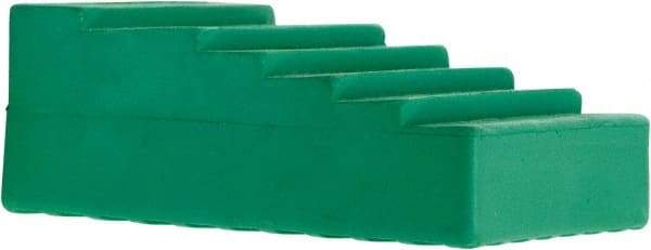 Vestil - 4" Wide x 2-1/4" High x 5-3/4" Deep, Urethane Wheel Chock - Eagle Tool & Supply