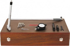 SPI - 6 Anvil, 10 to 16" Dial Bore Gage - 0.0001" Graduation, 16" Gage Depth, Accurate to 0.0003", Carbide Ball - Eagle Tool & Supply