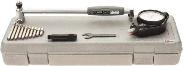SPI - 11 Anvil, 2 to 6" Dial Bore Gage - 0.0001" Graduation, 6" Gage Depth, Accurate to 0.0003", Carbide Ball - Eagle Tool & Supply