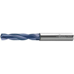 Walter-Titex - 3.6mm 140° Solid Carbide Screw Machine Drill Bit - Right Hand Cut, 20mm Flute Length, 62mm OAL, Through Coolant - Eagle Tool & Supply