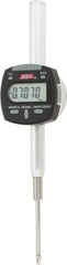 SPI - 0 to 2" Range, 0.0005" Graduation, Electronic Drop Indicator - Flat & Lug Back, Accurate to 0.0012", Inch & Metric System, Digital Display - Eagle Tool & Supply