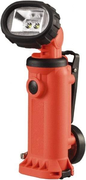 Streamlight - White LED Bulb, 163 Lumens, Industrial/Tactical Flashlight - Orange Plastic Body, 1 4.8 V\xB6Sub-C NiCad Battery Included - Eagle Tool & Supply