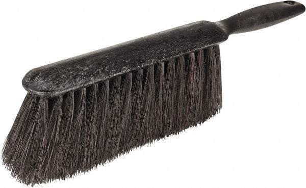 Harper Brush - 14" OAL, Tampico Counter Brush - 2-1/4" Bristle Length, 8" Long x 1-3/4" Wide Head, Straight Foam Handle, Black - Eagle Tool & Supply