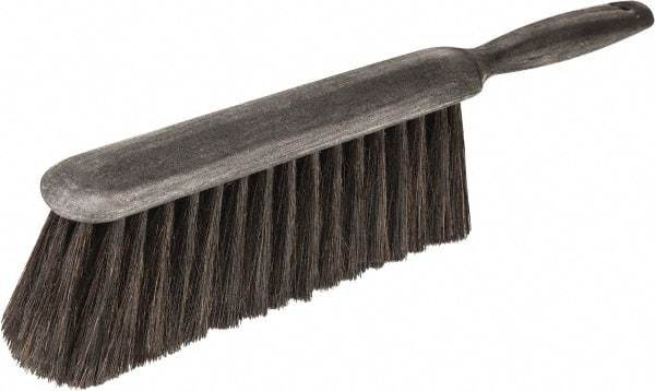 Harper Brush - 14" OAL, Horsehair & Nylon Counter Brush - 2-1/4" Bristle Length, 8" Long x 1-3/4" Wide Head, Straight Foam Handle, Black - Eagle Tool & Supply