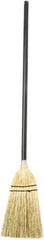 Harper Brush - 39" OAL Corn Blend Bristle Lobby Broom - 28" Long Wood Handle, 10" Bristle Length, 8" Wide - Eagle Tool & Supply