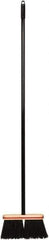 Harper Brush - 52" OAL Synthetic Bristle Straight Cut Broom - 48" Long Metal Handle, 4" Bristle Length, 9" Wide, Water Resistance - Eagle Tool & Supply