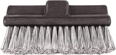 Harper Brush - 10" OAL, Vehicle Brush - Black Flagged Plastic Bristles, 2-1/4" Trim Length - Eagle Tool & Supply