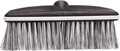 Harper Brush - 10" OAL, Vehicle Wash Brush Head - Black Flagged Plastic Bristles, 22-1/4" Trim Length, No Handle - Eagle Tool & Supply