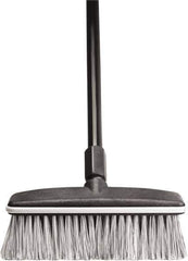 Harper Brush - 10" OAL, Vehicle Wash Brush - Black Flagged Plastic Bristles, 22-1/4" Trim Length, 54" Handle - Eagle Tool & Supply