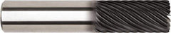 Kennametal - 12mm, 9 Flute, Solid Carbide, 2.5mm Corner Radius End Mill - 92mm OAL, 36° Helix, 24mm LOC, Right Hand Cut - Eagle Tool & Supply