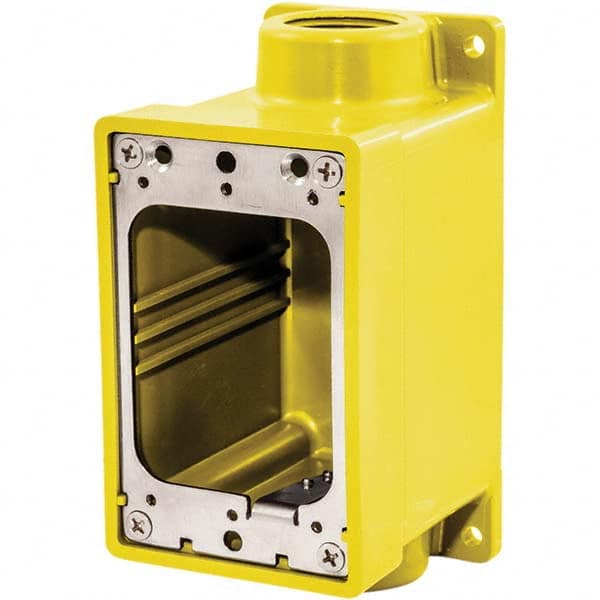 Hubbell Wiring Device-Kellems - Electrical Outlet Boxes & Switch Boxes Enclosure Type: Device Box Enclosure Shape: Rectangle - Eagle Tool & Supply