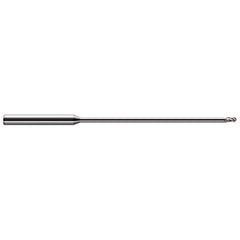 Harvey Tool - Ball End Mills; Mill Diameter (Inch): 1/16 ; Mill Diameter (Decimal Inch): 0.0620 ; Number of Flutes: 3 ; Length of Cut (Inch): 3/32 ; Length of Cut (Decimal Inch): 0.0930 ; Material: Solid Carbide - Exact Industrial Supply