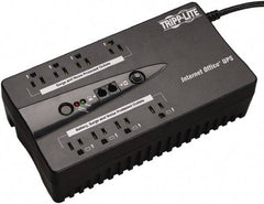 Tripp-Lite - 15 Amp, 550 VA, Flat Pack Mount Standby Backup Uninterruptible Power Supply - Backup 3-1/2 min with Full Load & 12 min with Half Load, 120 VAC Input & Output, 300 Watt Output, 1 Phases, 6 Outlets - Eagle Tool & Supply