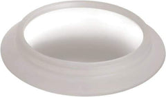 Vision Engineering - 6 Diopter, 0.21' Long x 2-1/2" Wide, Glass & Silicone Task & Machine Light Magnifier Lens - Clear, For Use with Magnifiers, cUL Listed - Eagle Tool & Supply