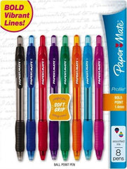 Paper Mate - 1mm Ball Point Retractable Ball Point Pen - Assorted Colors - Eagle Tool & Supply