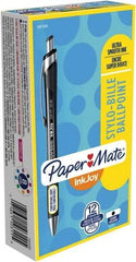 Paper Mate - 1mm Ball Point Retractable Ball Point Pen - Black - Eagle Tool & Supply