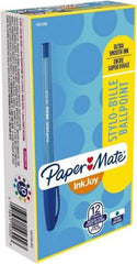 Paper Mate - 1mm Ball Point Ball Point Pen - Blue - Eagle Tool & Supply