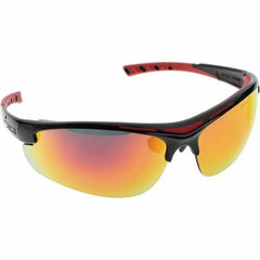 MCR Safety - Fire Mirror Lenses, Framed Dual Lens Safety Glasses - Eagle Tool & Supply
