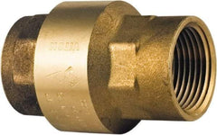 BONOMI - 1-1/2" Brass Check Valve - Spring Check, NPT, 400 WOG - Eagle Tool & Supply