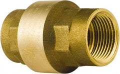 BONOMI - 1/2" Lead Free Brass Check Valve - Exact Industrial Supply