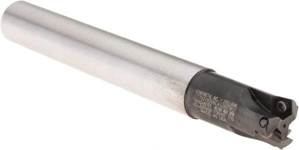 Kennametal - 1" Cut Diam, 1.5mm Max Depth, 1" Shank Diam, Cylindrical Shank Indexable High-Feed End Mill - Screw Holding Method, XD..090408 Insert, 7792VXD09 Toolholder, Through Coolant - Eagle Tool & Supply