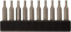 Wiha - 0.9mm Hex Screwdriver Bit - 4mm Drive, 28mm OAL - Eagle Tool & Supply
