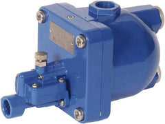 PRO-SOURCE - 1/2" Inlet, Zero Air Loss Condensate Drain Valve - 3/8" NPT Outlet, 87 to 175 psi - Eagle Tool & Supply