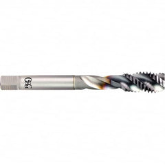 OSG - M14x1.25 Metric Coarse 3 Flute 6H Semi-Bottoming Spiral Flute Tap - Eagle Tool & Supply