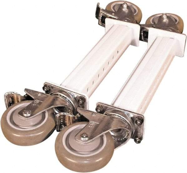 Proline - Workbench & Workstation Caster Set - 4" Deep, Use with Proline Models HD and LHD - Eagle Tool & Supply