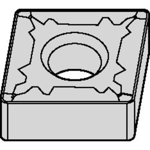 CNMG 431 Double-sided|G TN2000, 1/64″ Corner Radius, 3/16″ Thick, 1/2″ Inscribed Circle, TiN, Turning Indexable Insert - Eagle Tool & Supply