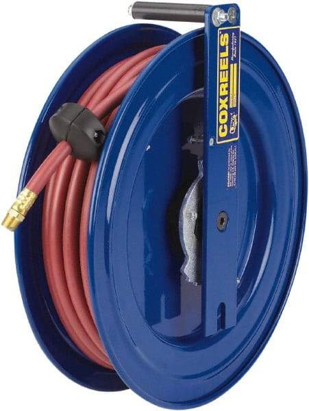 CoxReels - 25' Spring Retractable Hose Reel - 300 psi, Hose Included - Eagle Tool & Supply