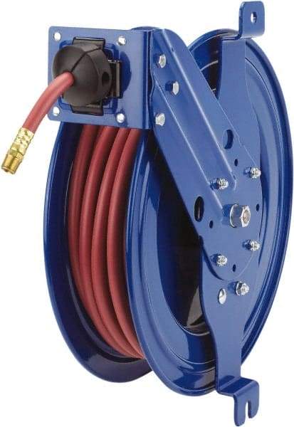 CoxReels - 50' Spring Retractable Hose Reel - 300 psi, Hose Not Included - Eagle Tool & Supply