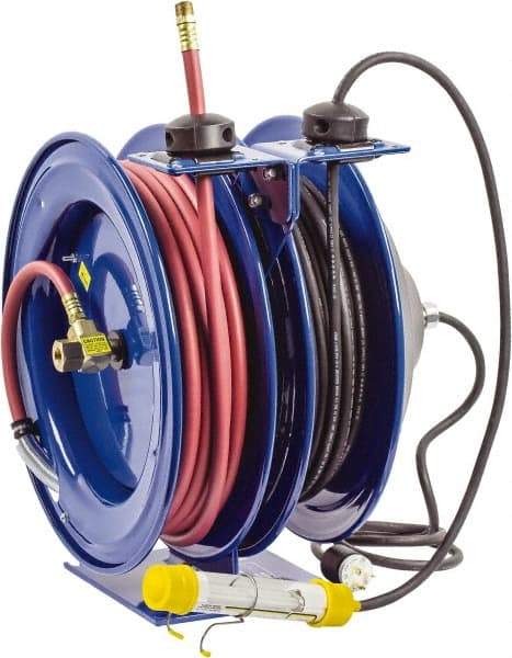 CoxReels - 50' Spring Retractable Hose Reel - 300 psi, Hose Included - Eagle Tool & Supply