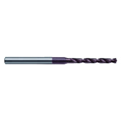#47 Dia. x #47 Shank × 12 mm Flute Length × 38 mm OAL, 118°, TiAlN, Solid Carbide Drill - Eagle Tool & Supply