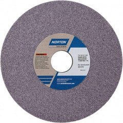 Norton - 8" Diam x 1-1/4" Hole x 1/2" Thick, H Hardness, 46 Grit Surface Grinding Wheel - Aluminum Oxide, Type 1, Coarse Grade, Vitrified Bond - Eagle Tool & Supply