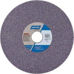 Norton - 7" Diam x 1-1/4" Hole x 1/2" Thick, H Hardness, 46 Grit Surface Grinding Wheel - Aluminum Oxide, Type 1, Coarse Grade, Vitrified Bond - Eagle Tool & Supply