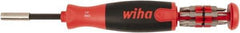 Wiha - 13 Piece, 1/4" Drive Screwdriver SoftFinish Handle Bit Set - T5 to T40 Torx - Eagle Tool & Supply