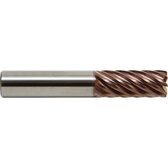 10.0mm Dia. × 10 mm Shank × 27 mm DOC × 72 mm OAL, Carbide, ALTima® Xtreme, 9 Flute, Straight, Corner Radius, Solid End Mill