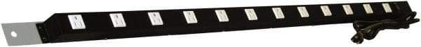 Proline - Workbench & Workstation Power Bar - 2" Deep, Use with 72" Proline Bench - Eagle Tool & Supply