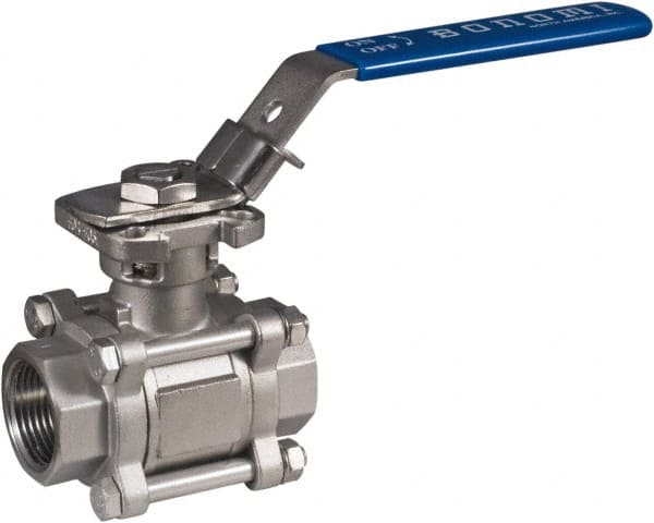 BONOMI - 1" Pipe, Full Port, Stainless Steel Ball Valve - Exact Industrial Supply