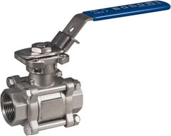 BONOMI - 1" Pipe, Full Port, Stainless Steel Ball Valve - Exact Industrial Supply