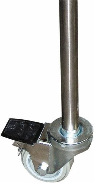 Proline - Workbench & Workstation Caster Set - 4" Deep, Use with Proline ELH Series - Eagle Tool & Supply