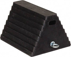 Buyers Products - 10" Wide x 6" High x 8" Deep, Rubber Wheel Chock - Eagle Tool & Supply